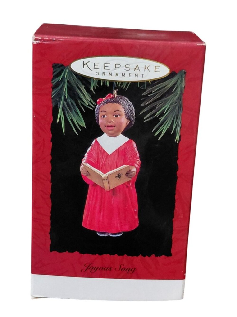 Hallmark 1994 Keepsake Ornament Joyous Song Handcrafted Choir Singer NOB Vintage
